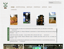 Tablet Screenshot of mcagroflorestal.com.br